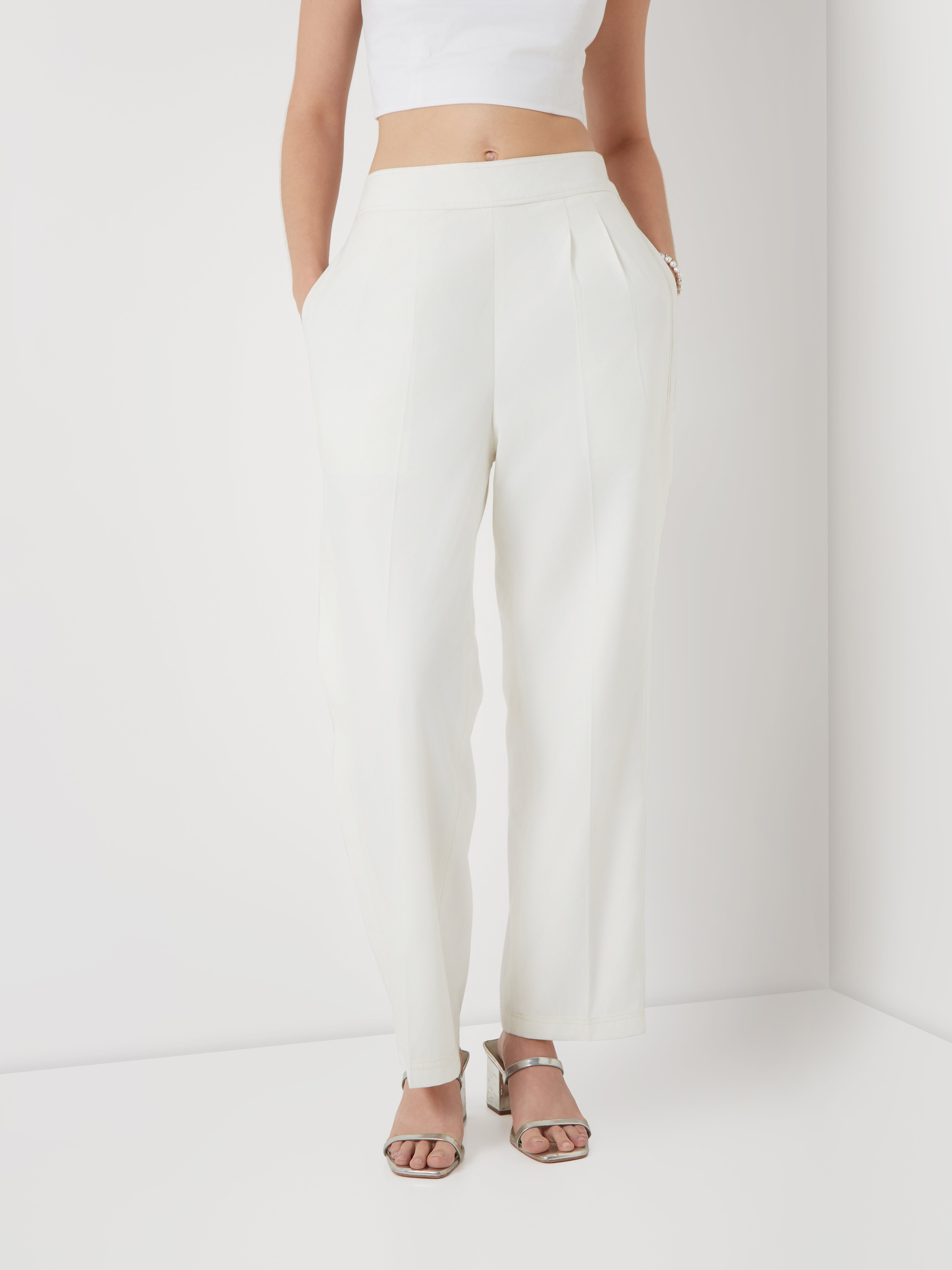 Relaxed Twill Trousers