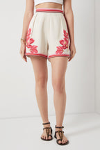 Scarlet Bloom Short