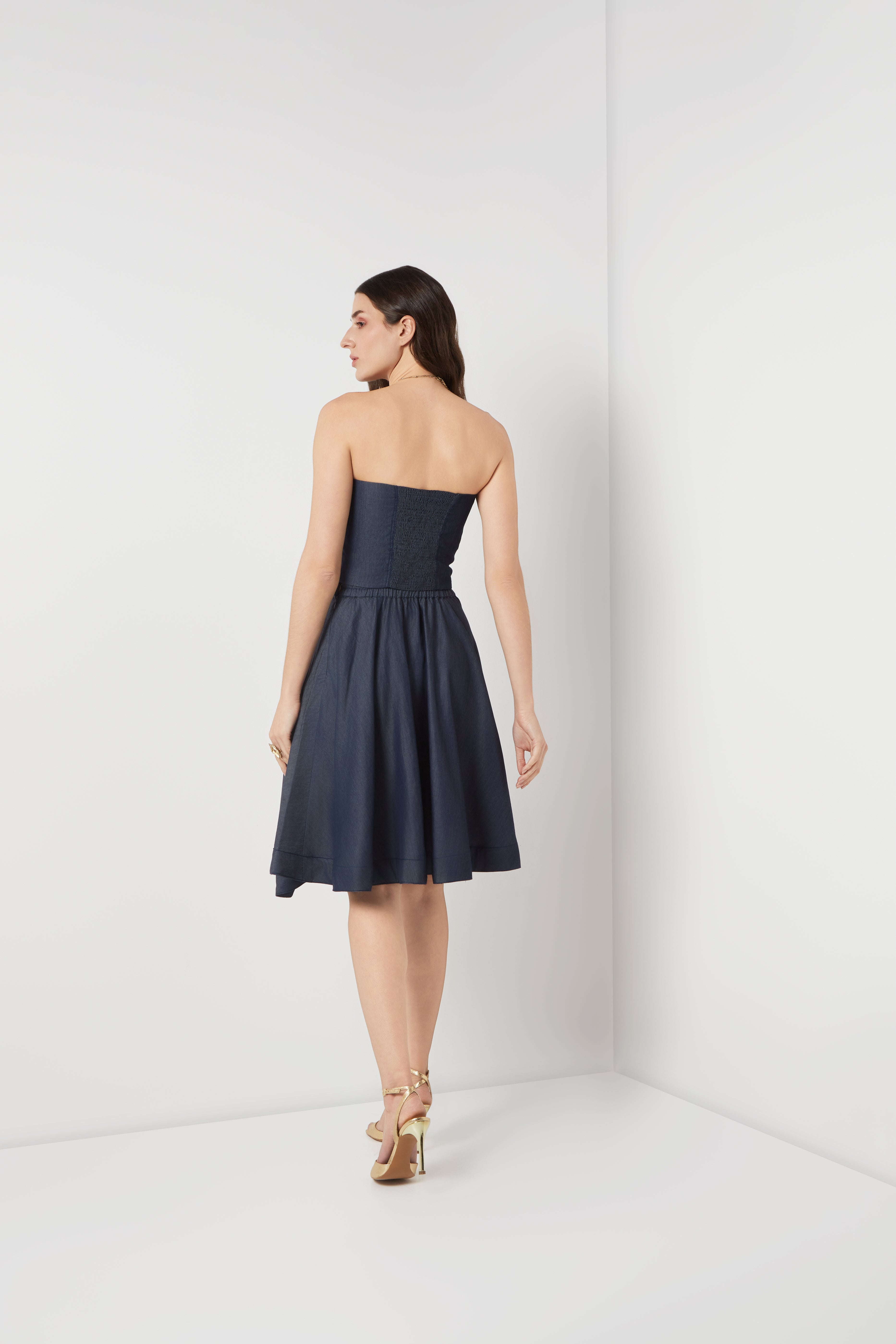 Tencel Denim Bustier