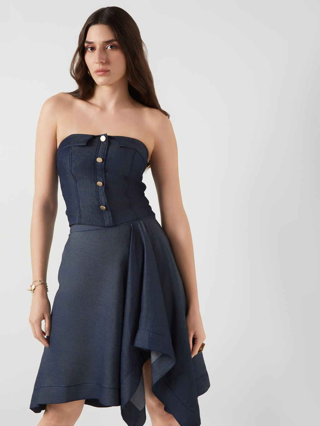 Tencel Denim Bustier