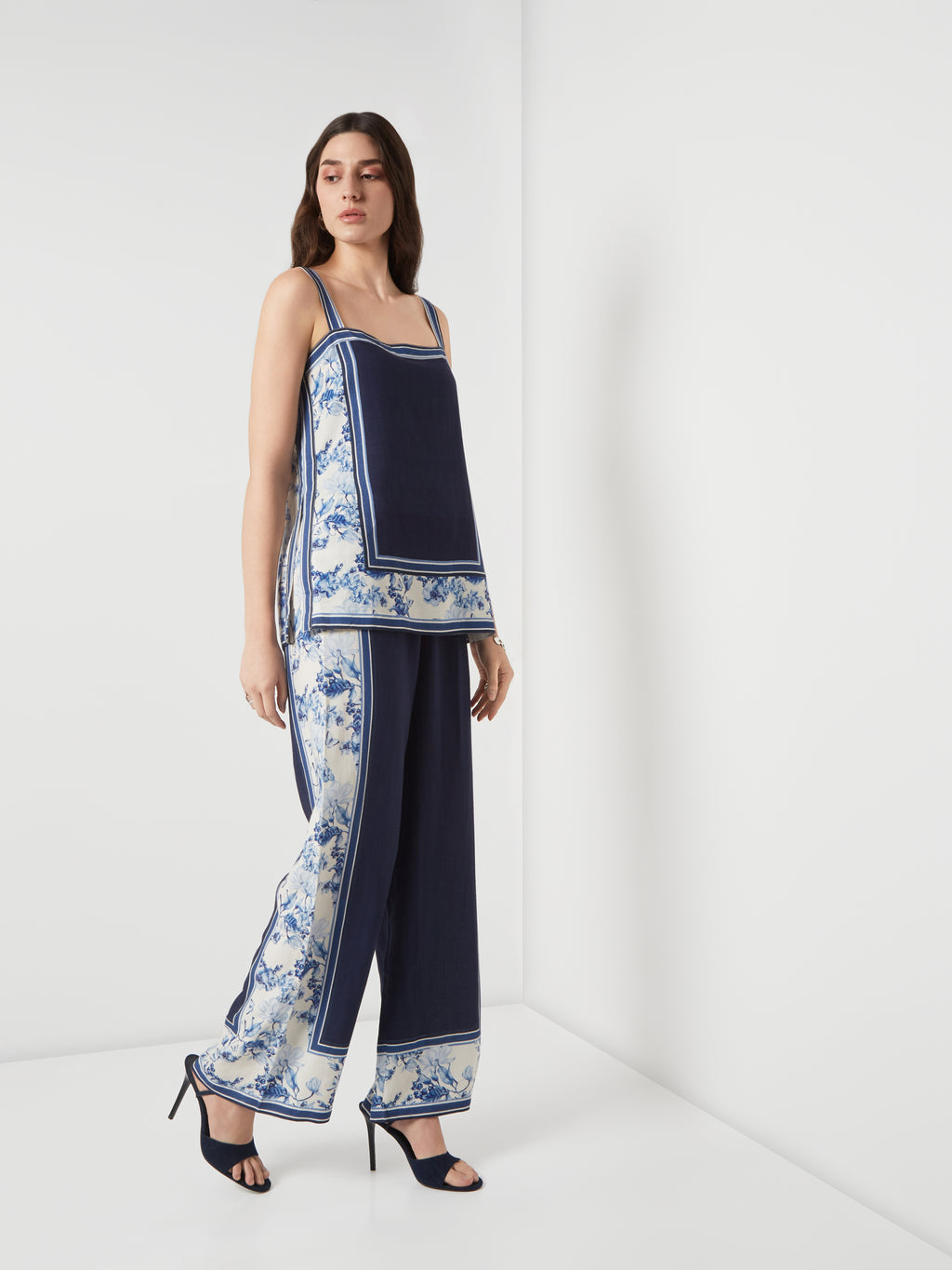 Blocked Cotton Linen Co-ord Set