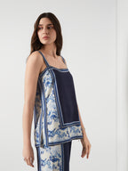 Blocked Cotton Linen Co-ord Set