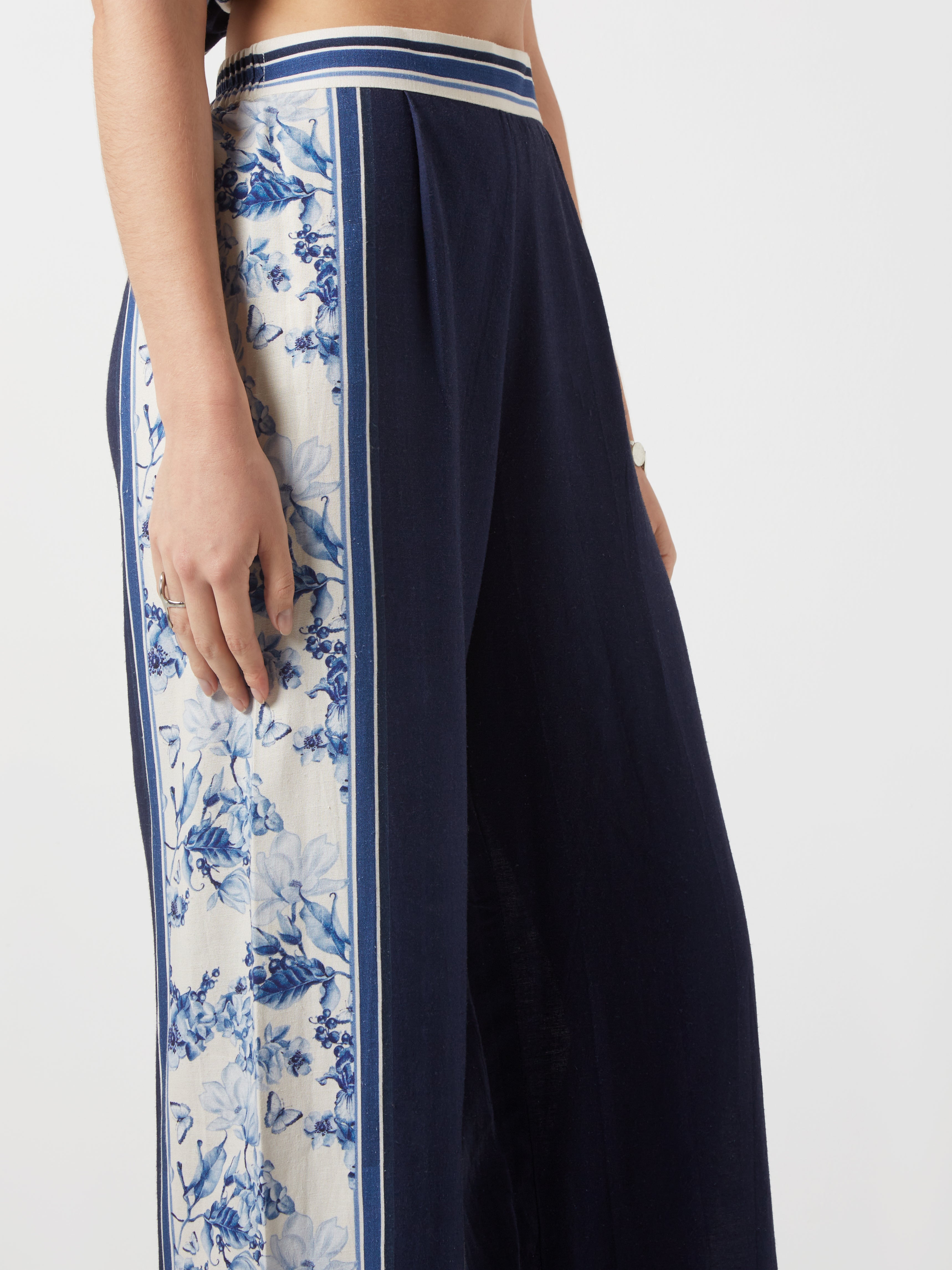 Blocked Cotton Linen Co-ord Set