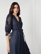 Tencel Denim Wrap Dress