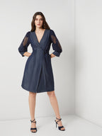 Tencel Denim Wrap Dress